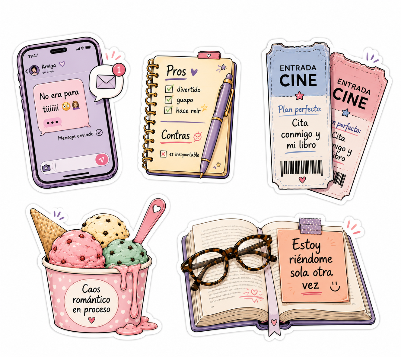 Stickers - Lectura