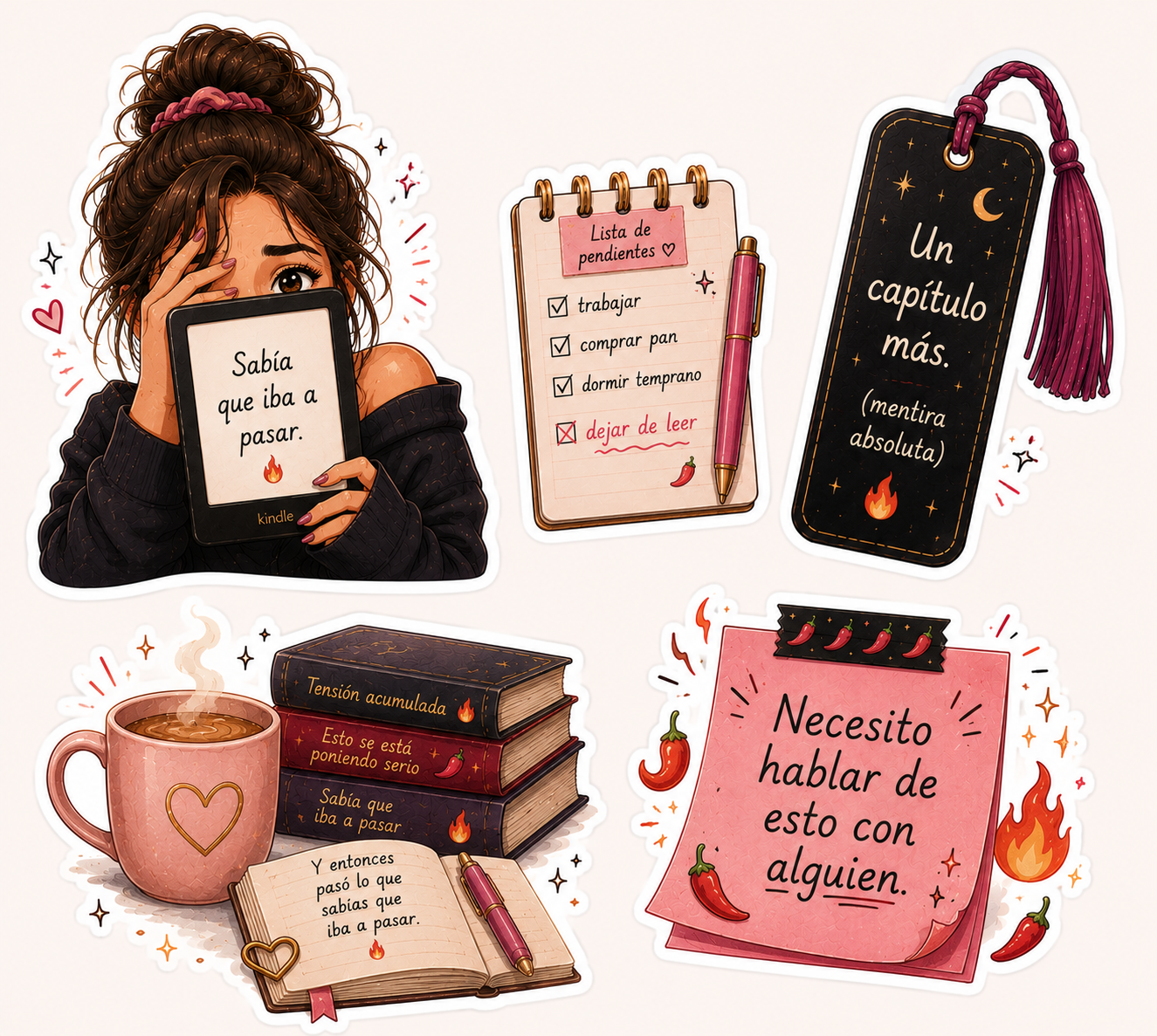 Stickers - Lectura