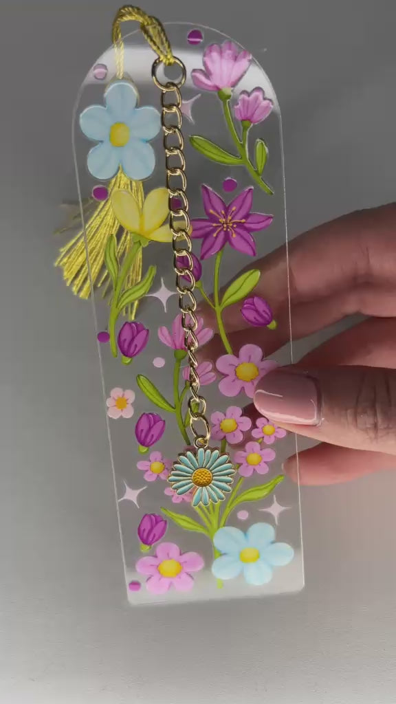 Marcapáginas Acrílico - Diseño Aleatorio